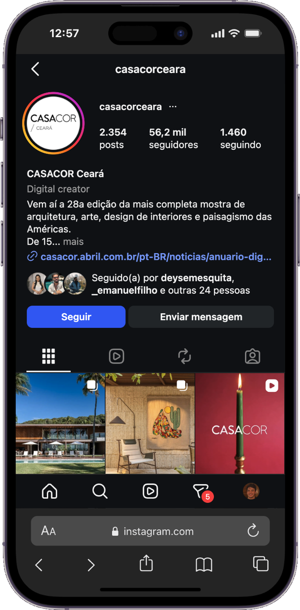 Participação na Casa Cor