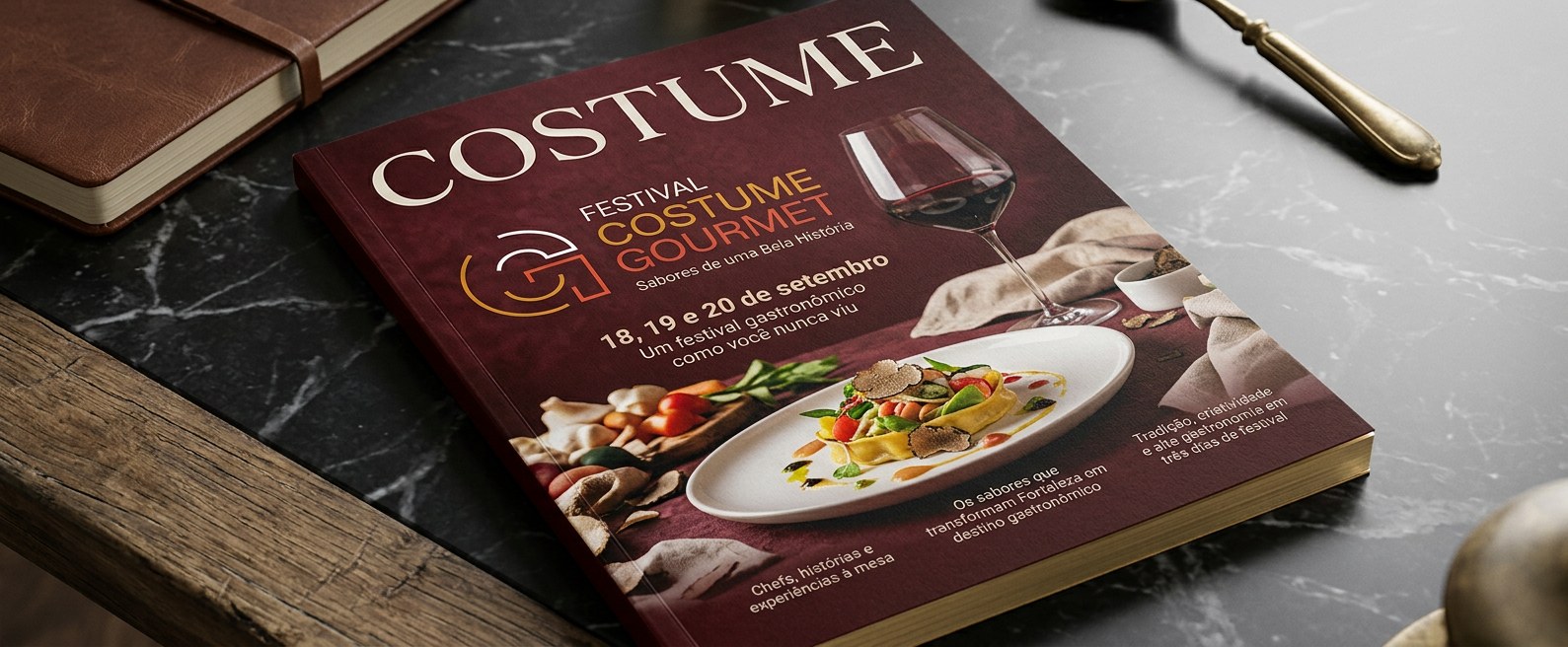 Lâmina na Revista Costume Gourmet