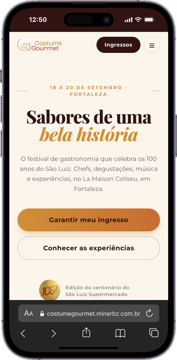 Destaque no Site